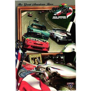 Daytona 500 40th Annual Postcard 1998 Official Souvenir NASCAR Memorabilia
